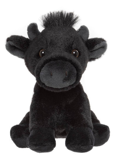 Peluche a forma di mucca con cintura