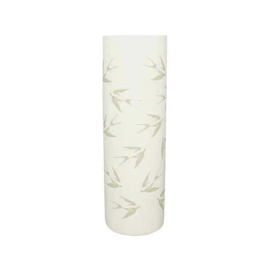 Vase Tube Hirondelles