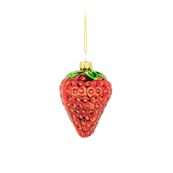Pallina di Natale alla fragola