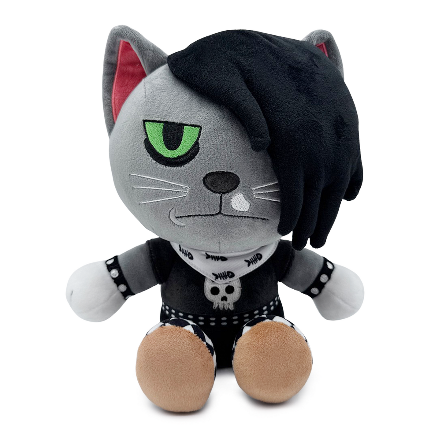 エモい猫のぬいぐるみ（約23cm）