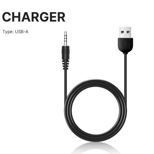 SVAKOM充電器 - USB-A - 3.5mm (ブラック) 充電ケーブル