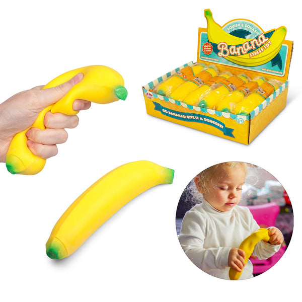 JOUET ANTI-STRESS BANANE