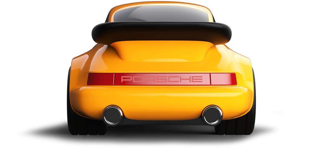 Porsche 911 amarillo - Baghera