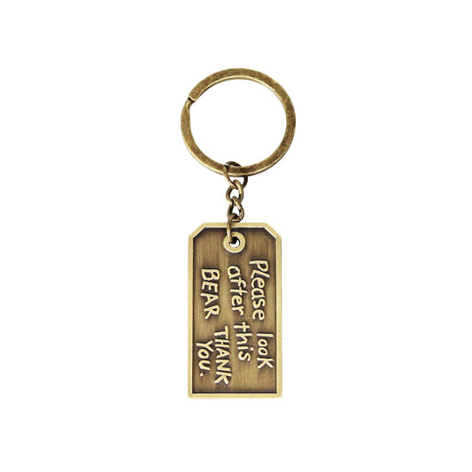 Porte-clés Paddington - Tag doré