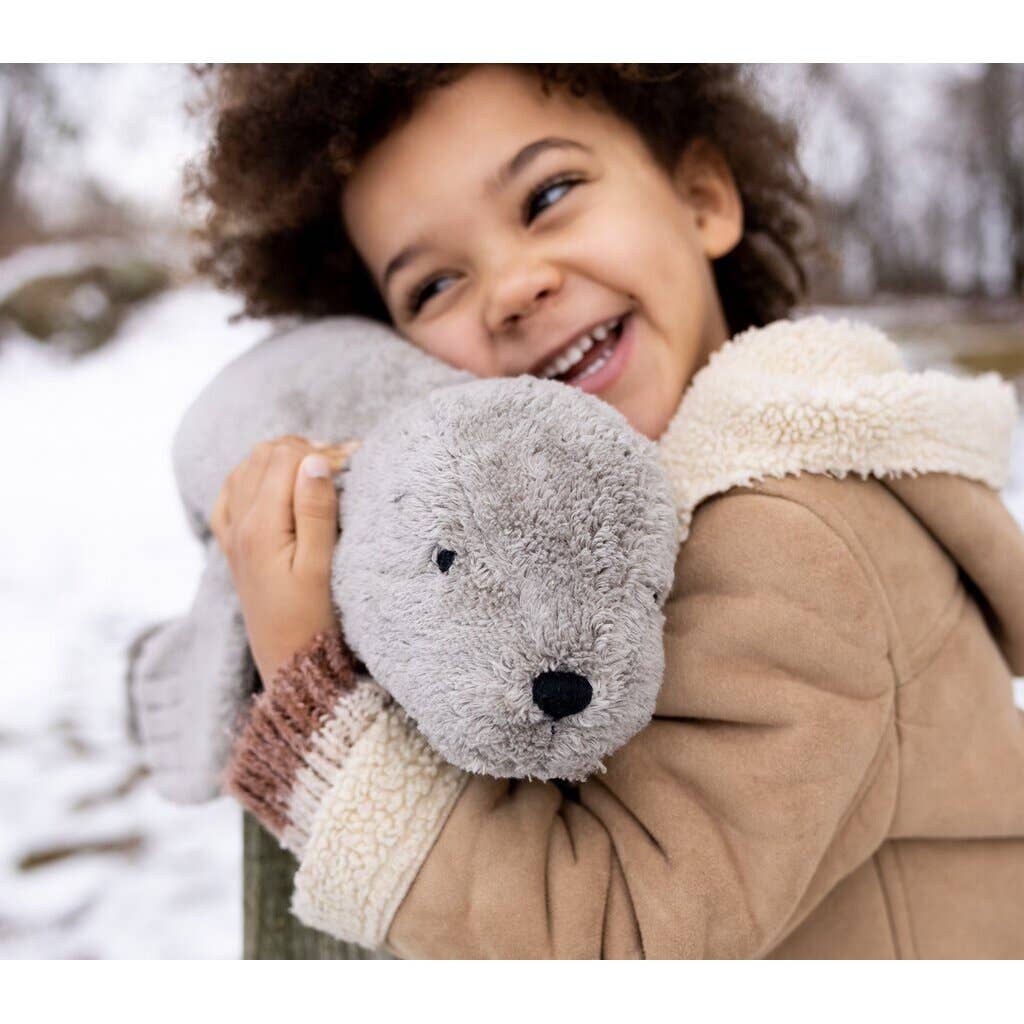 Grande peluche phoque grise | Senger-Naturwelt