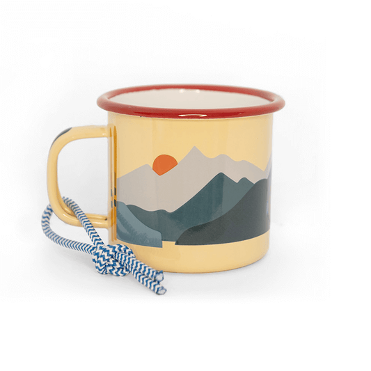 Taza esmaltada Montañas