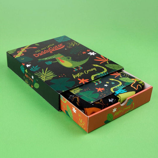 Original "DaddyGator" Pack 4 Socks + Gift Print