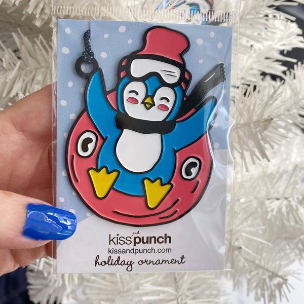 Hangende decoratie Pinguïn op ski's
