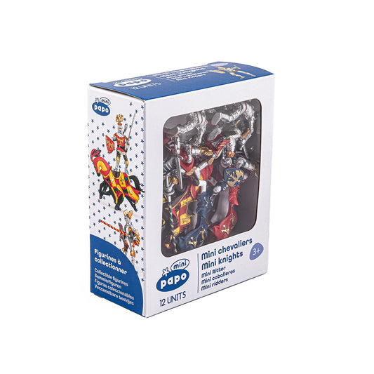 Mini Knights Figurine, 12 pieces