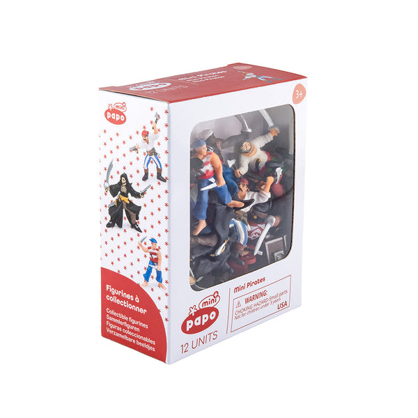Figurine Mini PLUS Pirates & corsaires, 12 pièces Papo - mini figurine
