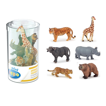Figurine Mini PLUS Sauvages Lot 2, 6 pièces