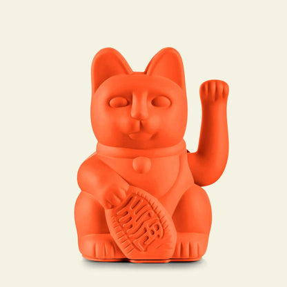 Glückskatze Neonorange