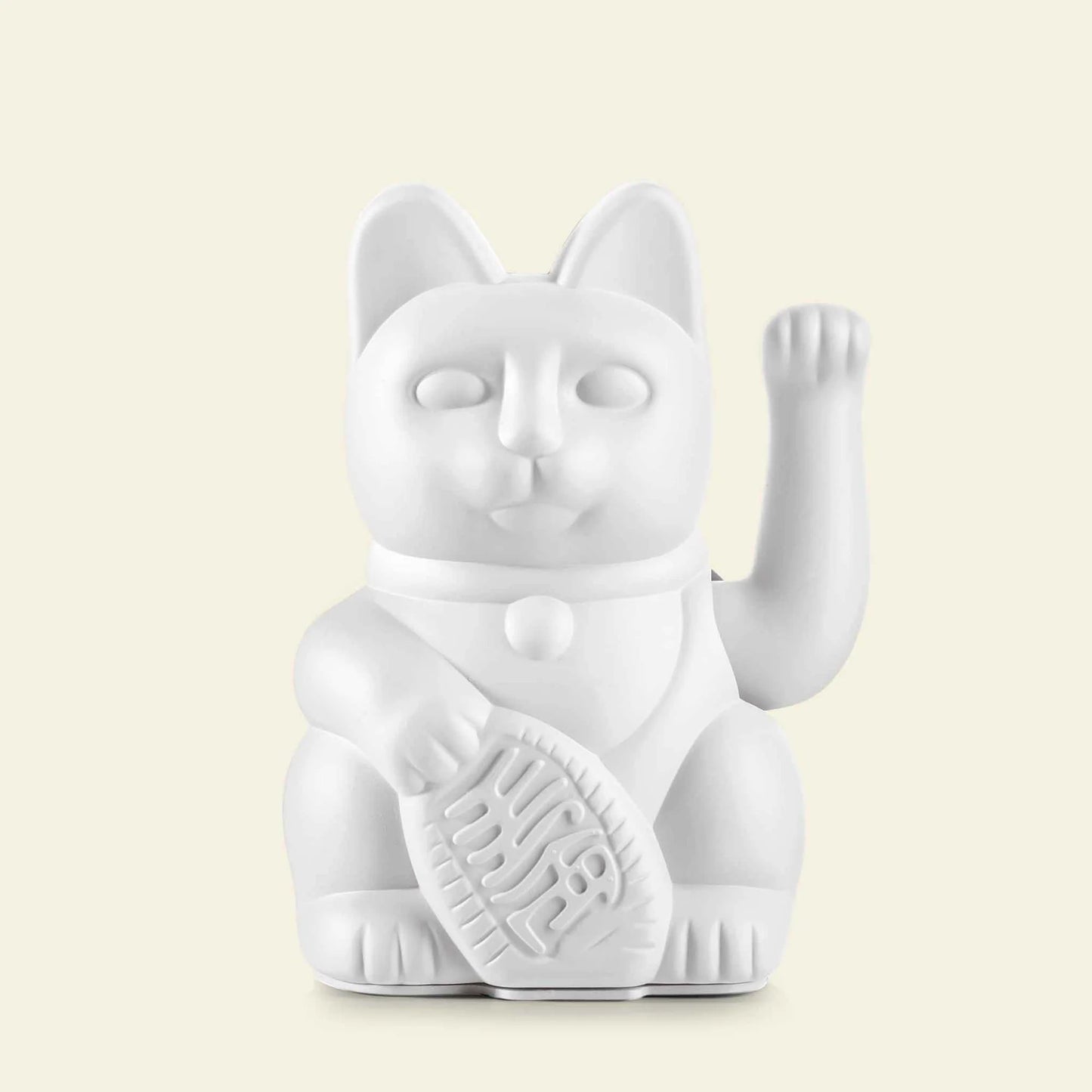 Gato blanco afortunado