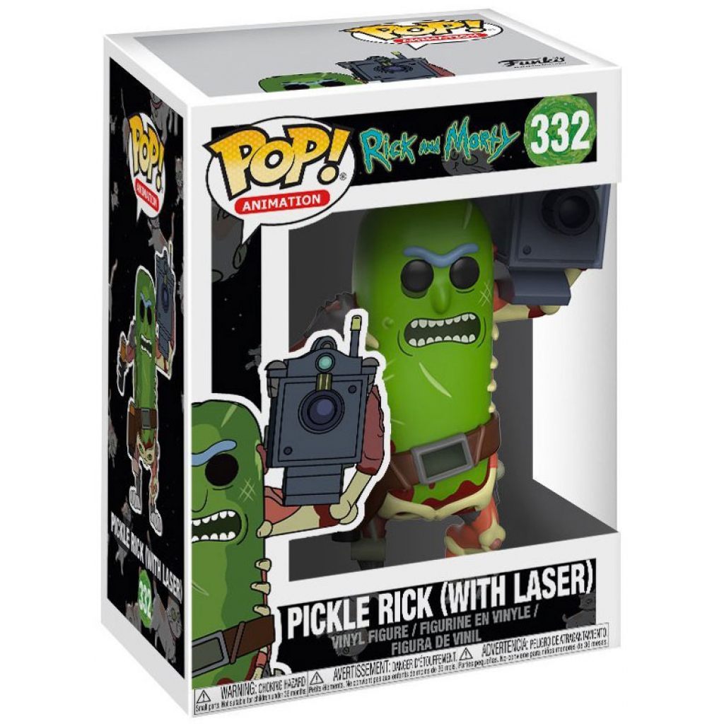 Rick-ornichon avec Laser