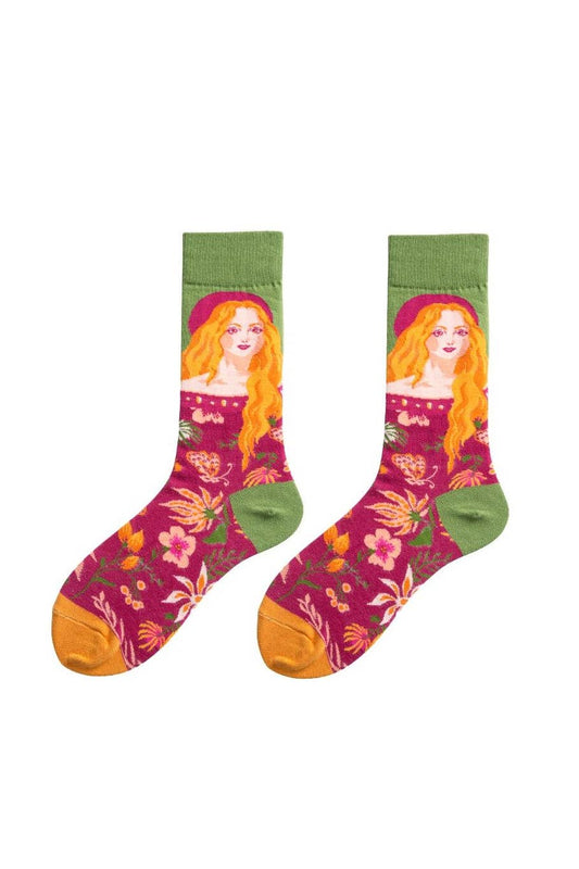 Chaussettes Muse Floral