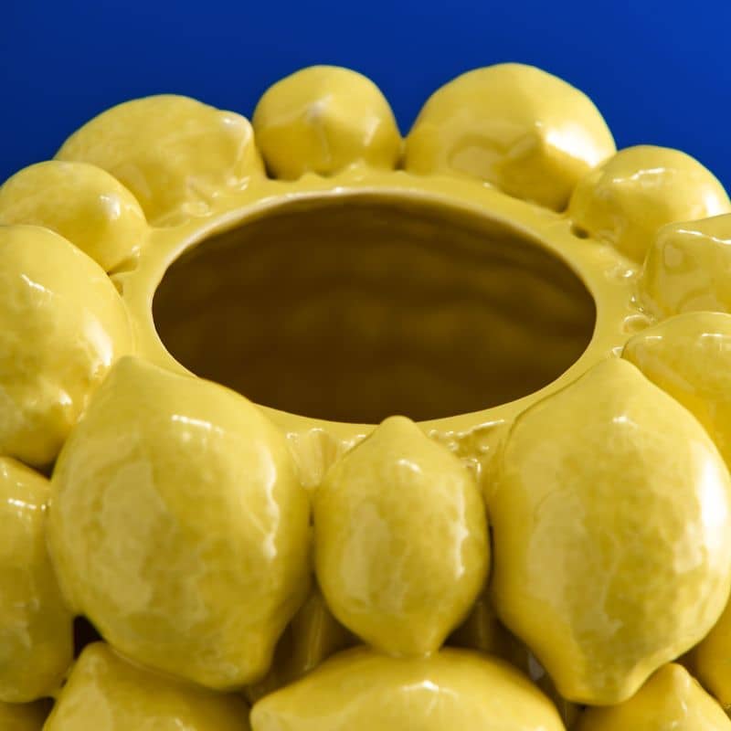 Yellow Lemon Vase