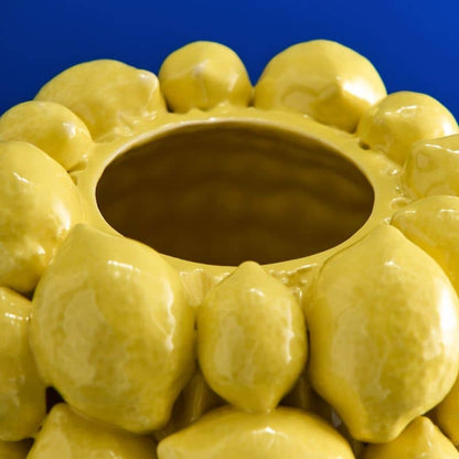 Yellow Lemon Vase