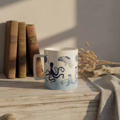 Mug Vie marine rétro (350 ml)