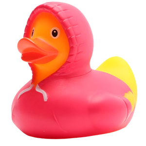 Sudadera con capucha de pato, color rosa