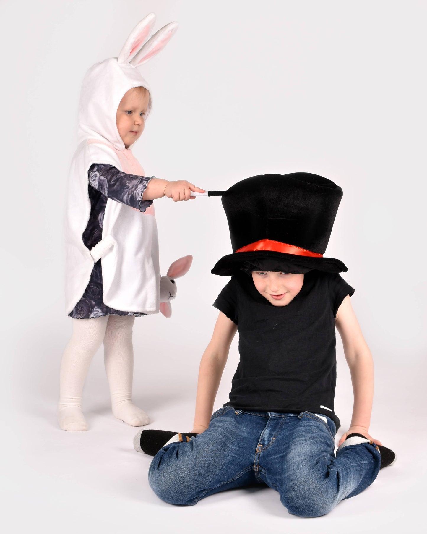 Bunny mini cape 86-110 cm for children aged 1 to 4 years