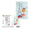 Ansichtkaartpuzzel Paris Shopping