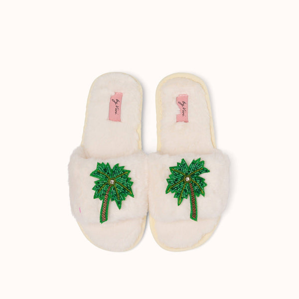 Par de broches de zapatillas - Palmera