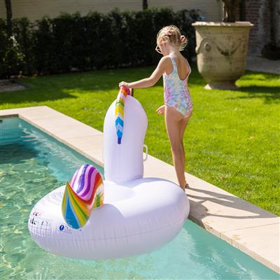 XXL white inflatable unicorn