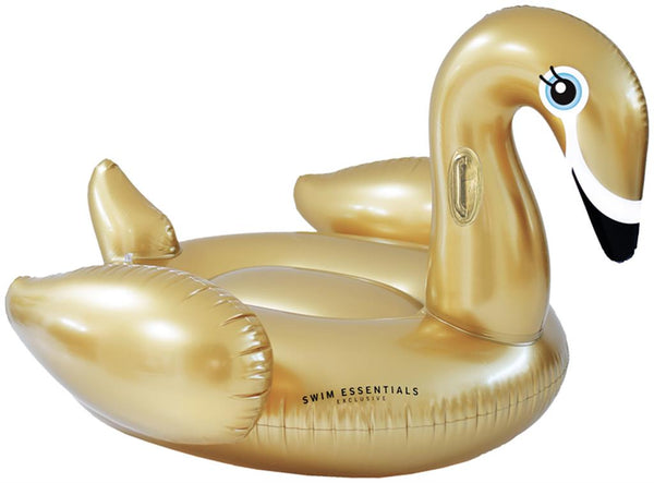 Cigno gonfiabile dorato XXL 