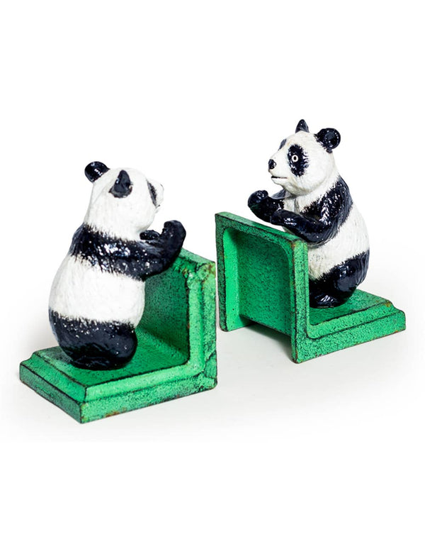 Par de sujetalibros de panda
