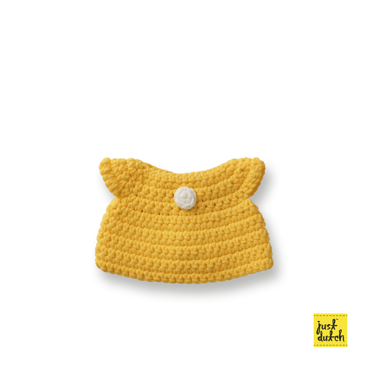 Gelbes Kleid für Plüschfigur