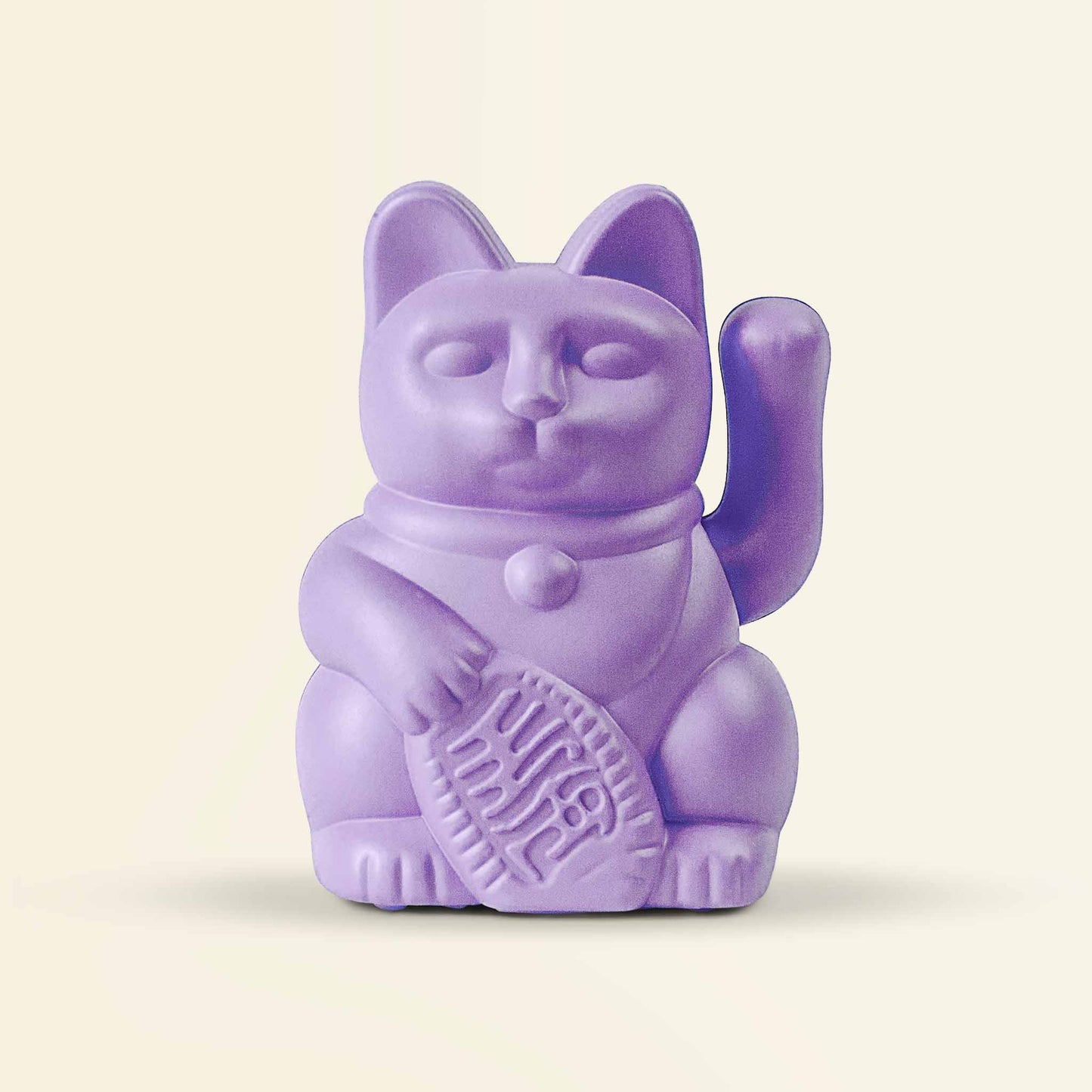 Mini Chat Chanceux Solaire Lilas “Noko”