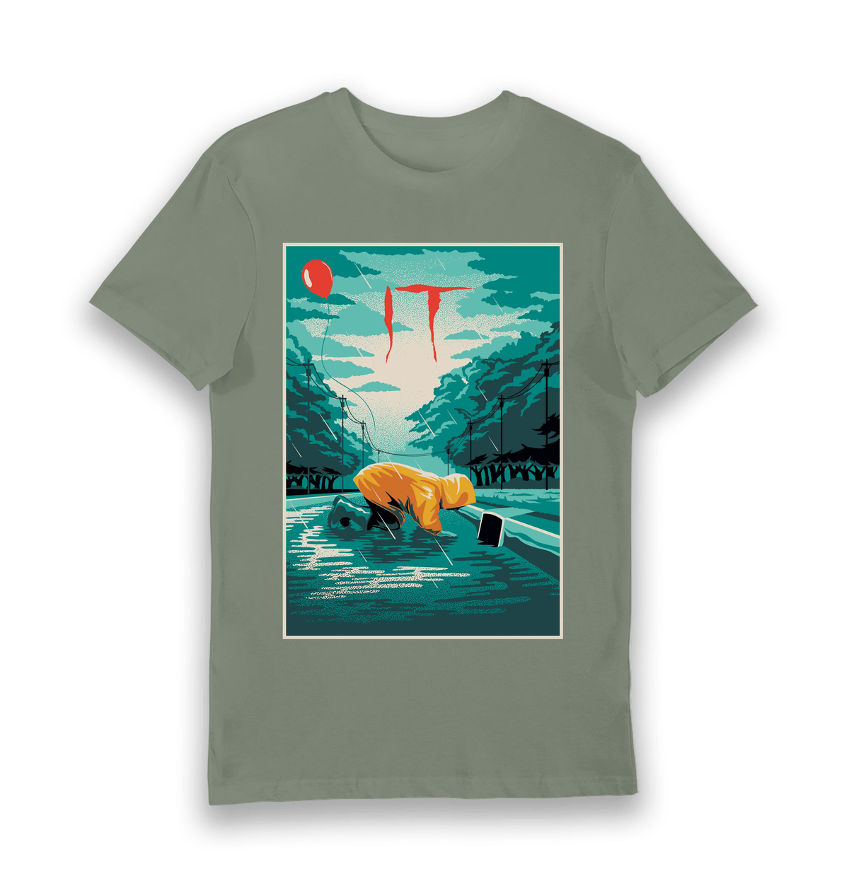 T-shirt adulte IT affiche Pennywise