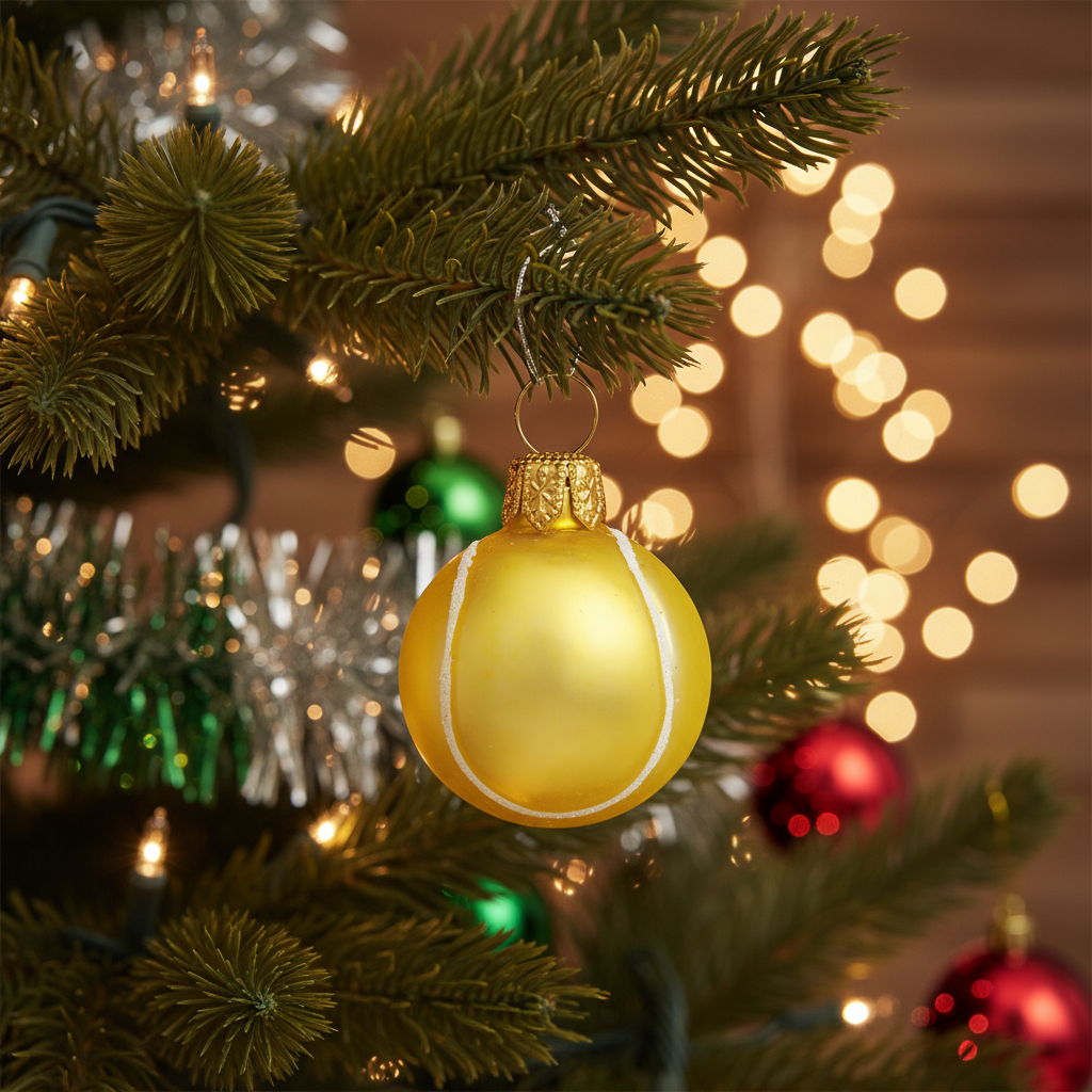 Pelota de tenis navideña XS