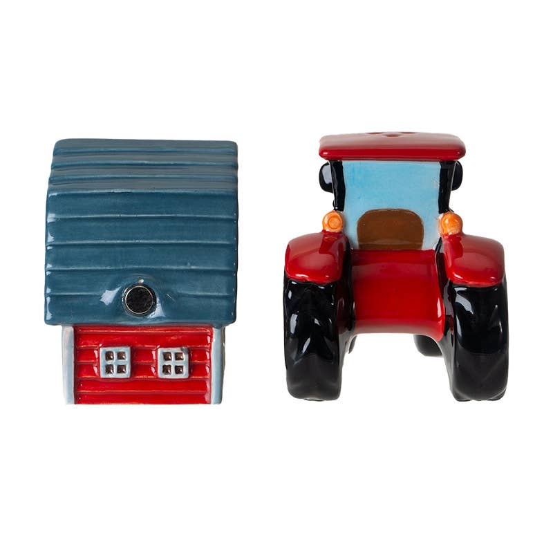 Conjunto de saleiro e pimenteiro Tractor & Barn 16126