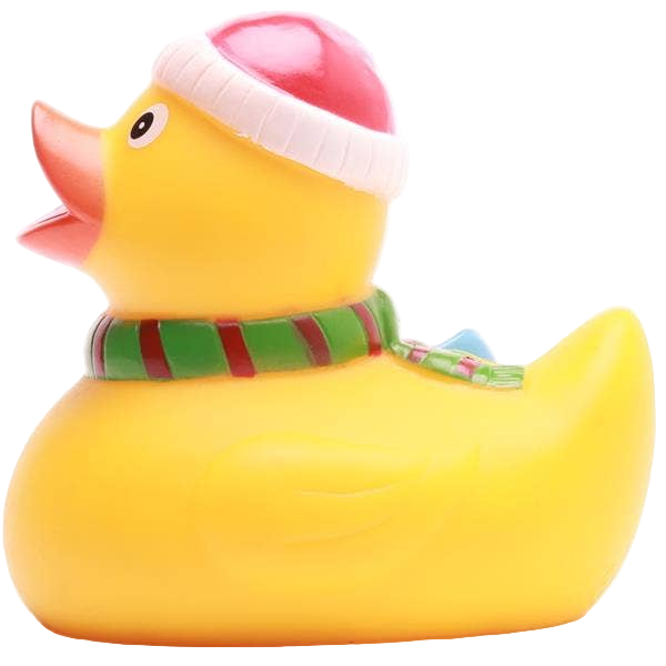 Christmas Skiing Duck
