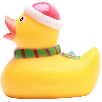 Christmas Skiing Duck
