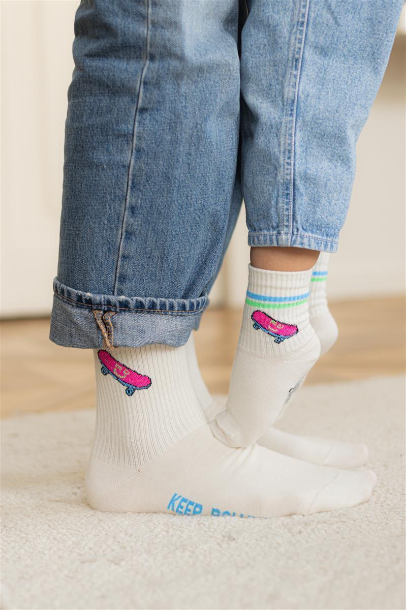 Retro Skateboard ソックス