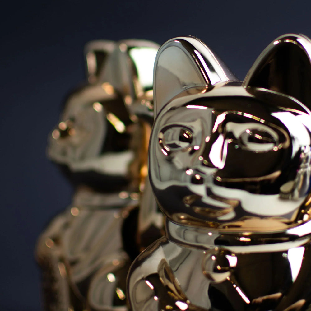 Chat Chanceux Platine Brillant - Cosmic Edition