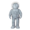 Bola de nieve gigante de astronauta gris