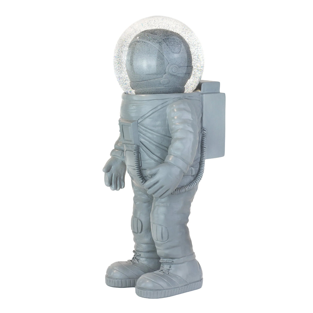 Giant Grey Astronaut Snow Globe