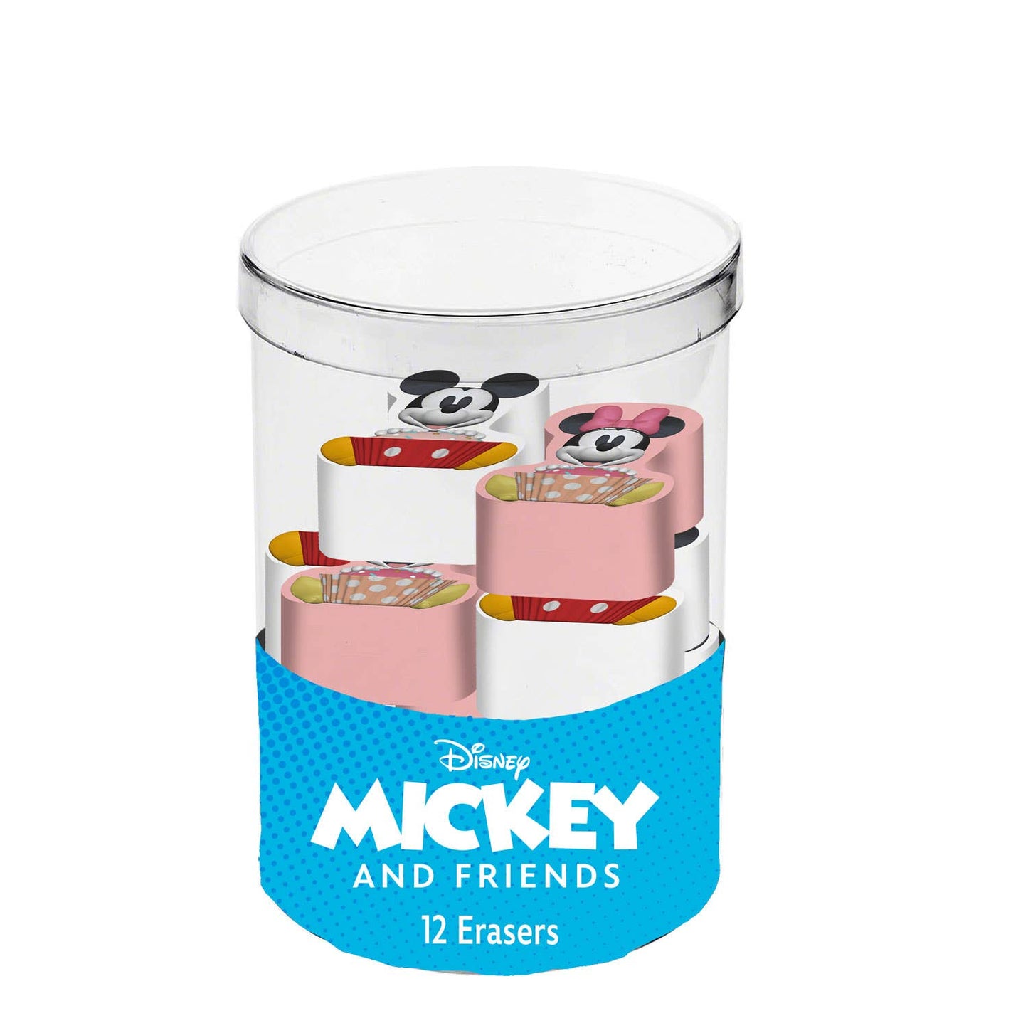 Disney Mickey e Minnie Mix-Cube con 12 gomme