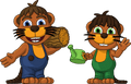 Figurine Chipper and Tyke