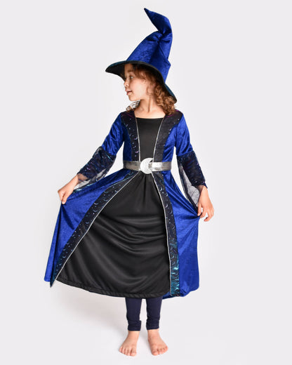 Robe de sorcière et chapeau 116 cl 5-6 ans