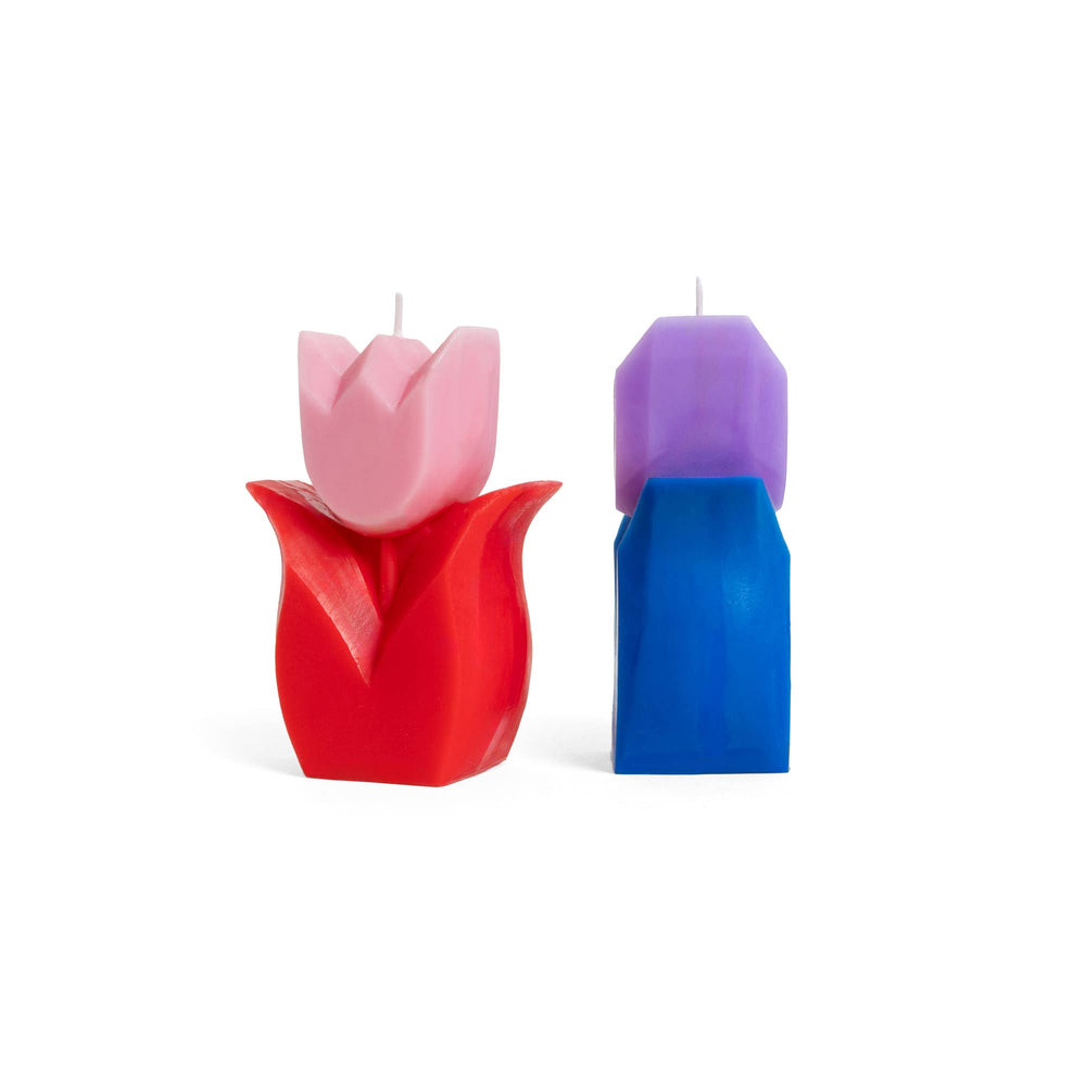Red Tulip Candle