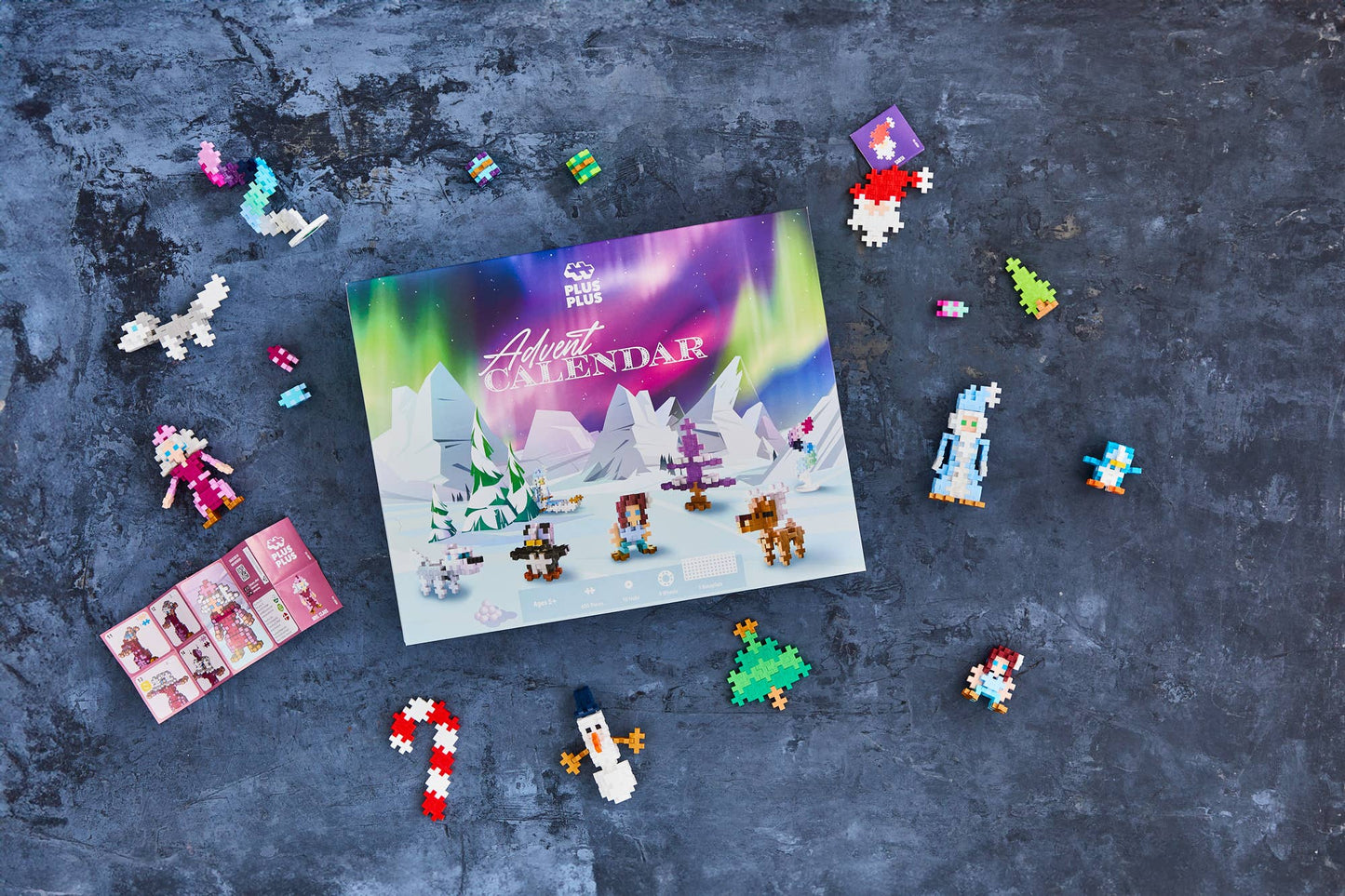 Calendrier de l'Avent PLUS PLUS "Aurores boréales" 600p