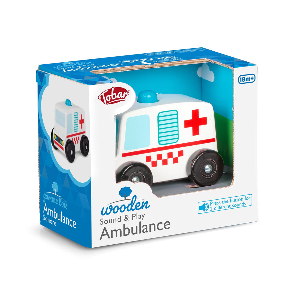 Ambulance en Bois – Sound & Play