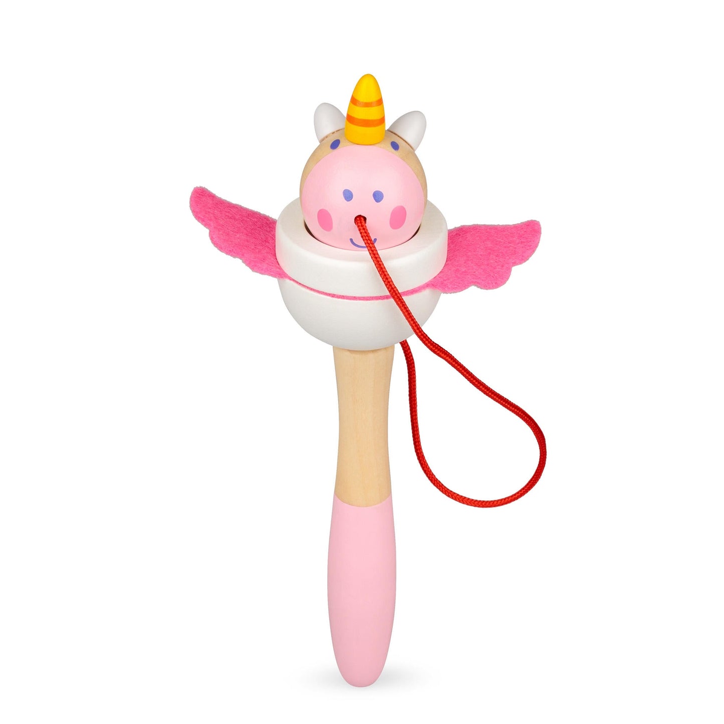WOODEN UNICORN AND DRAGON CUP AND BALL - TESCO