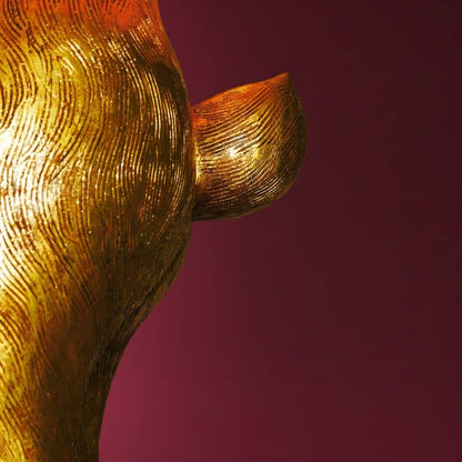 Lámpara de pie Hiding Rabbit®, dorado/negro, 115 cm de alto