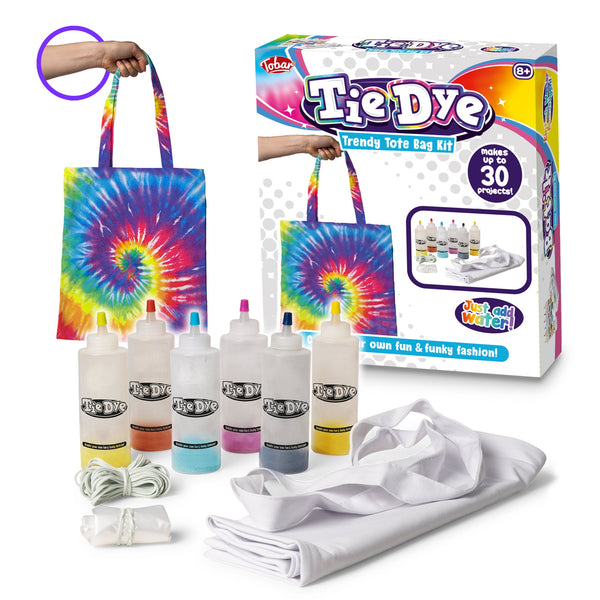 KIT DE SAC CABAS TENDANCE TIE DYE