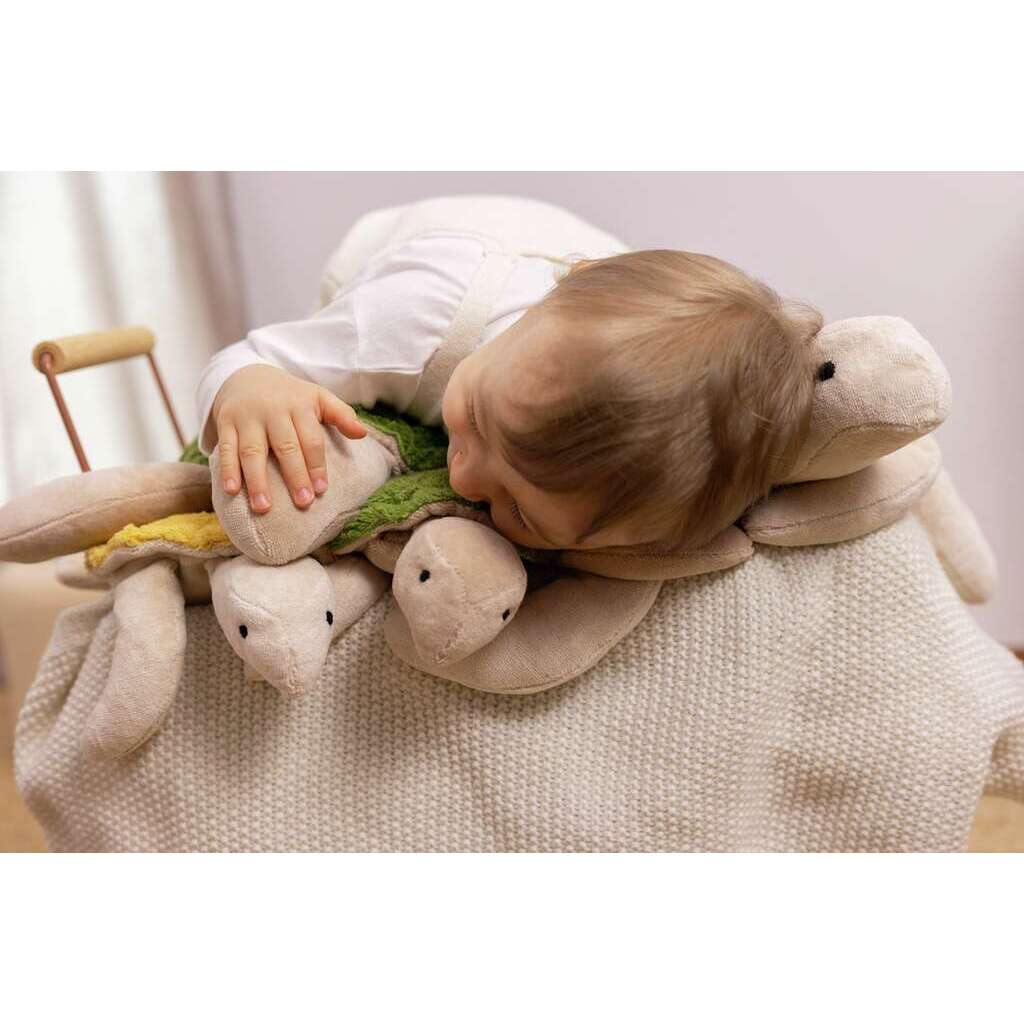 Tortuga de peluche grande | Verde abeto